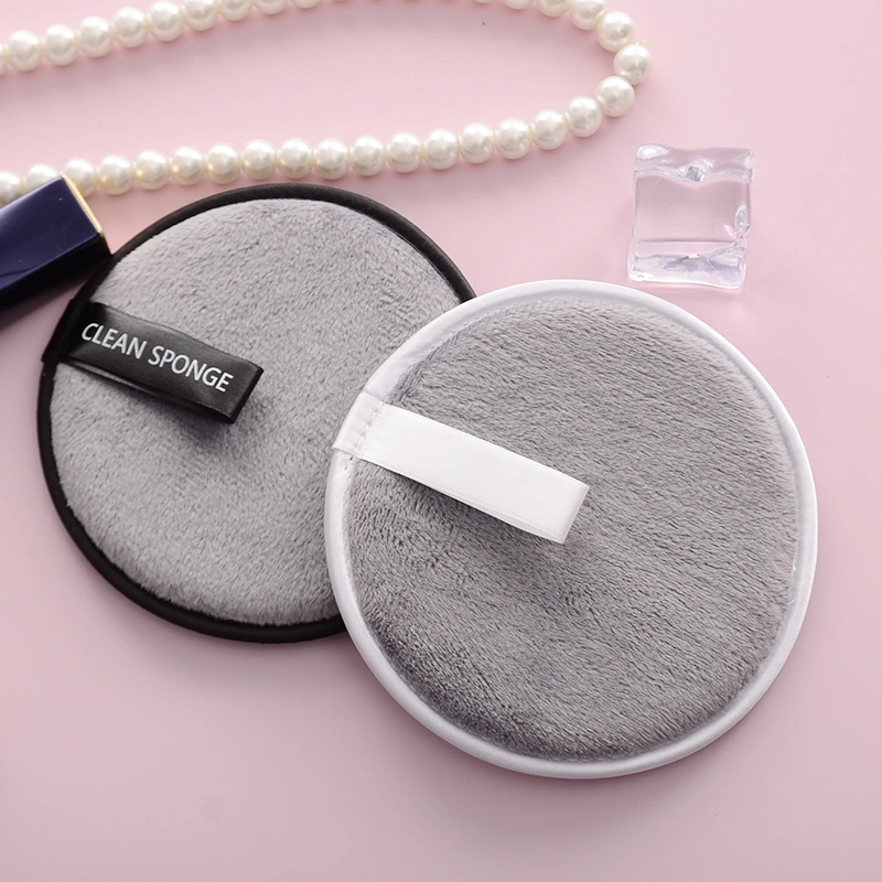 Custom Label Coral Fleece Microfiber Cotton Pads Face Cleansing Makeup Pads Magic Remover Reusable Makeup Remover Pads