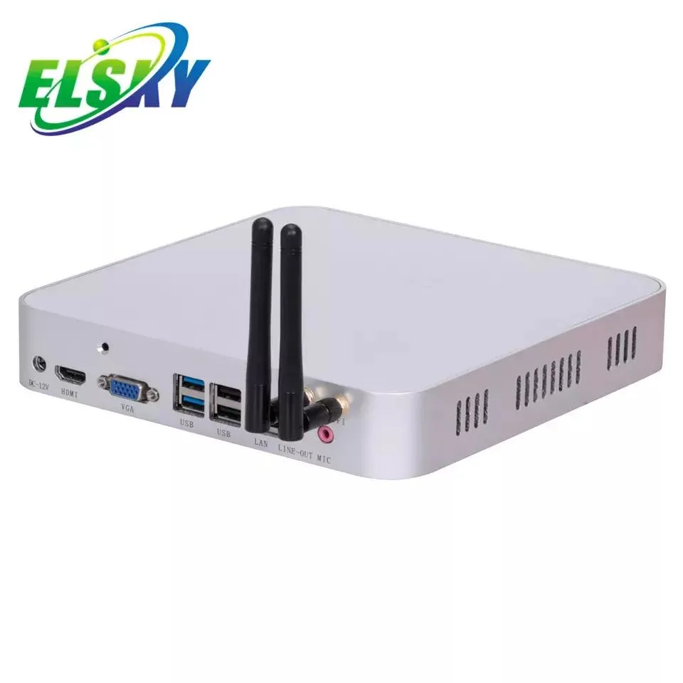 Venta caliente Mini PC I3 7100U I5 7200U I7 7500u WiFi GPS 4G de ranura SIM WiFi el ordenador de sobremesa Mini PC Linux