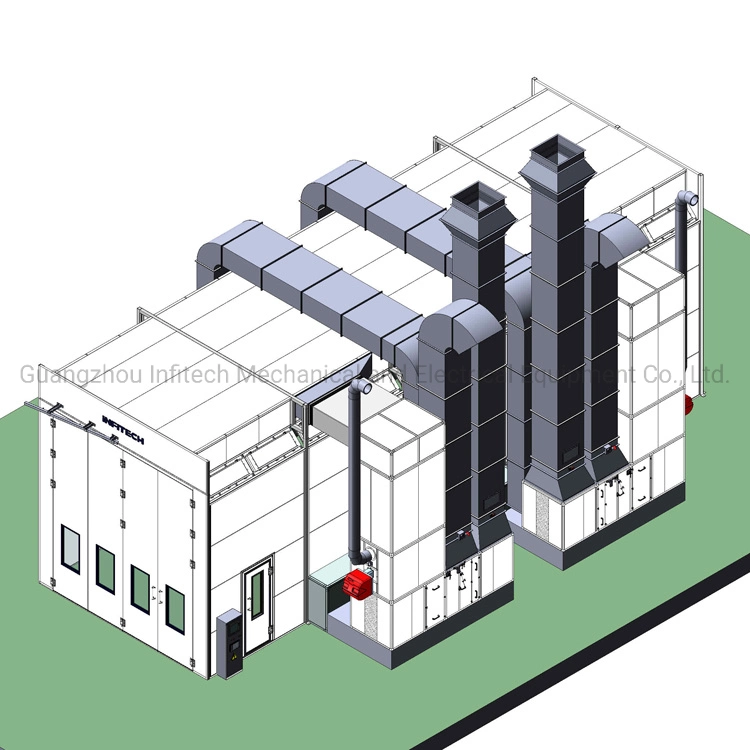 Side Downdraft Paint Spray Booth Garage Paint Booth Garage Equipments