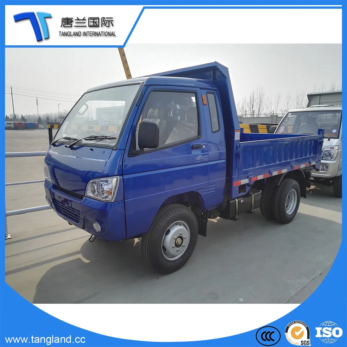 Kipper/Kipper/Dumping Truck mit einreihiger Kabine Benzinmotor aus China