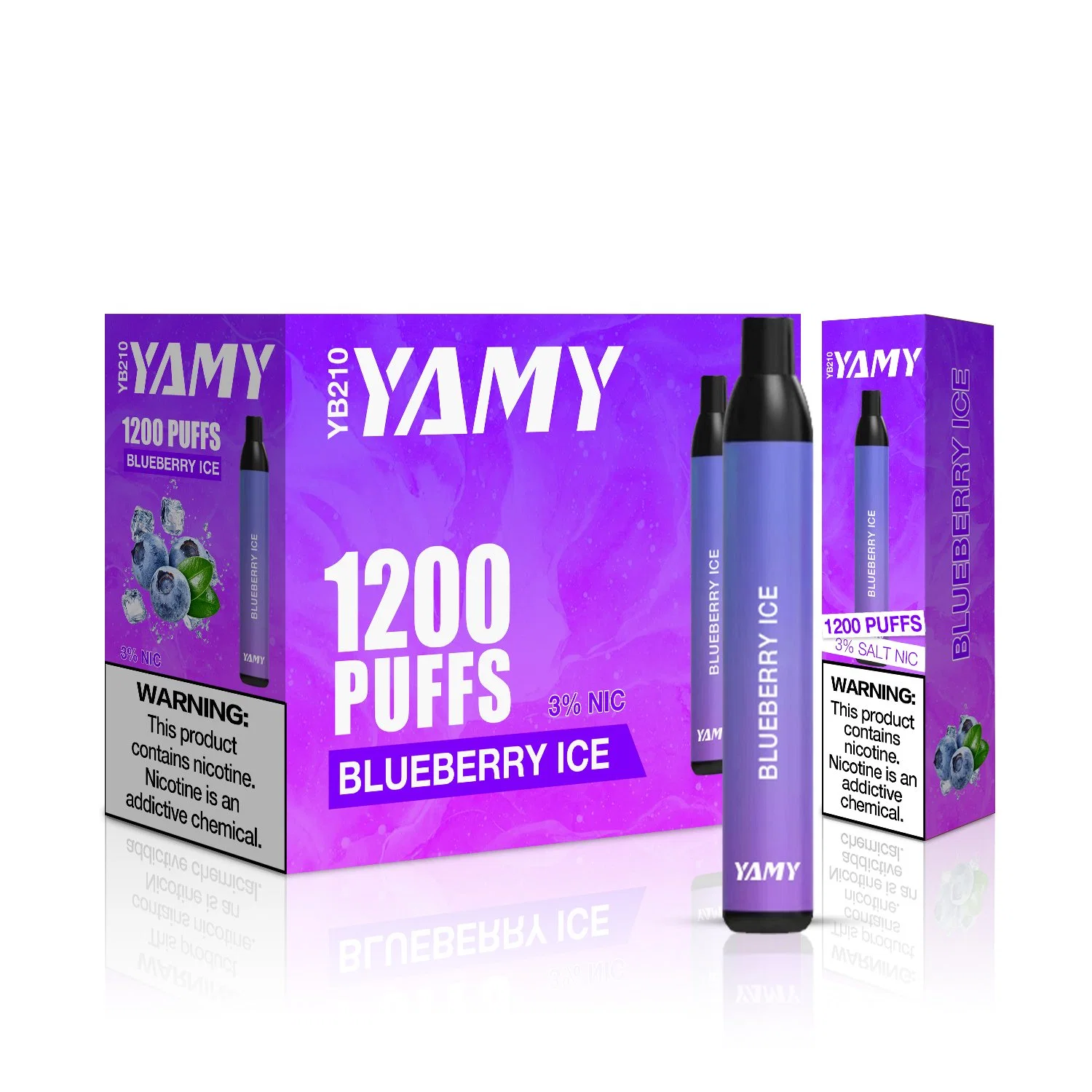 A mais nova fábrica YYamy Yb210 1200 Puffs descartáveis Vapes e cigarros Bateria de 650 mAh, cápsula de 5 ml, sem pré-enchimento, PUF, embalagem de 10 unidades Produtos de limpeza a granel Pluss OEM Mix