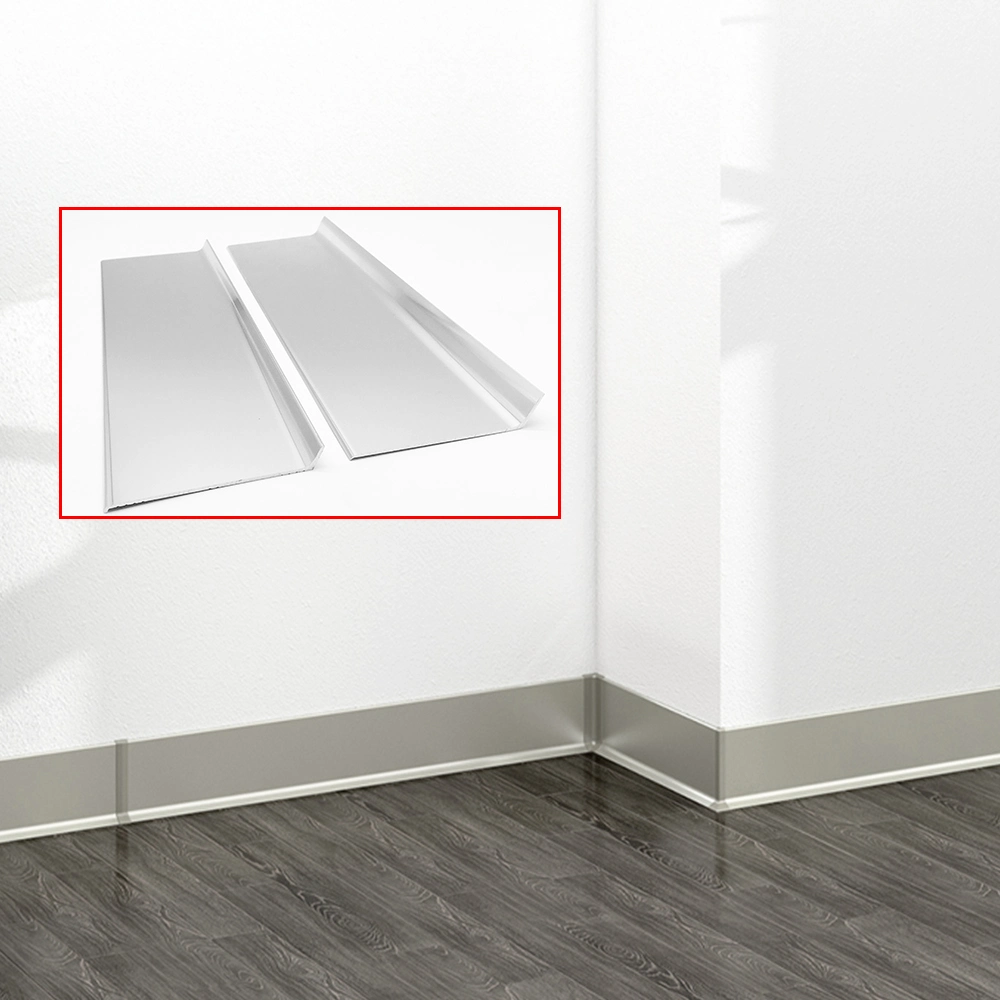 Extruded Aluminum Skirting Board Indoor Inhouse Decorative Inhouse