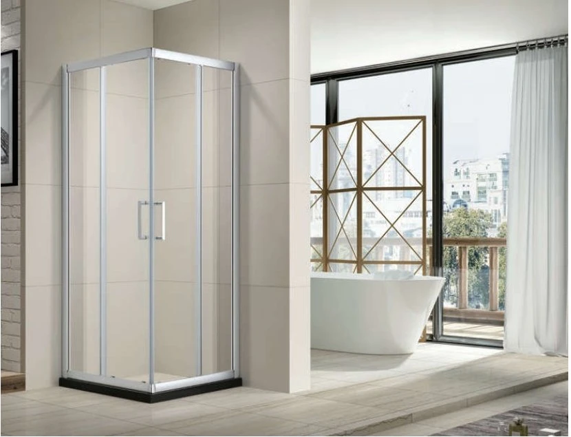 Simple Bathroom Shower Enclosure Tempered Glass Shower Cabin Door Shower Rooms