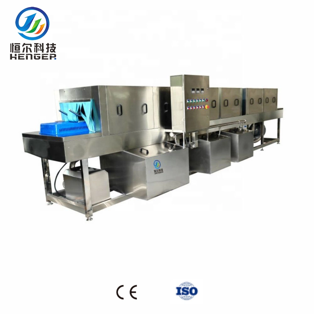 Water Cycle Crate Cleaning Machine and Bin Washer with Food Processing Plant