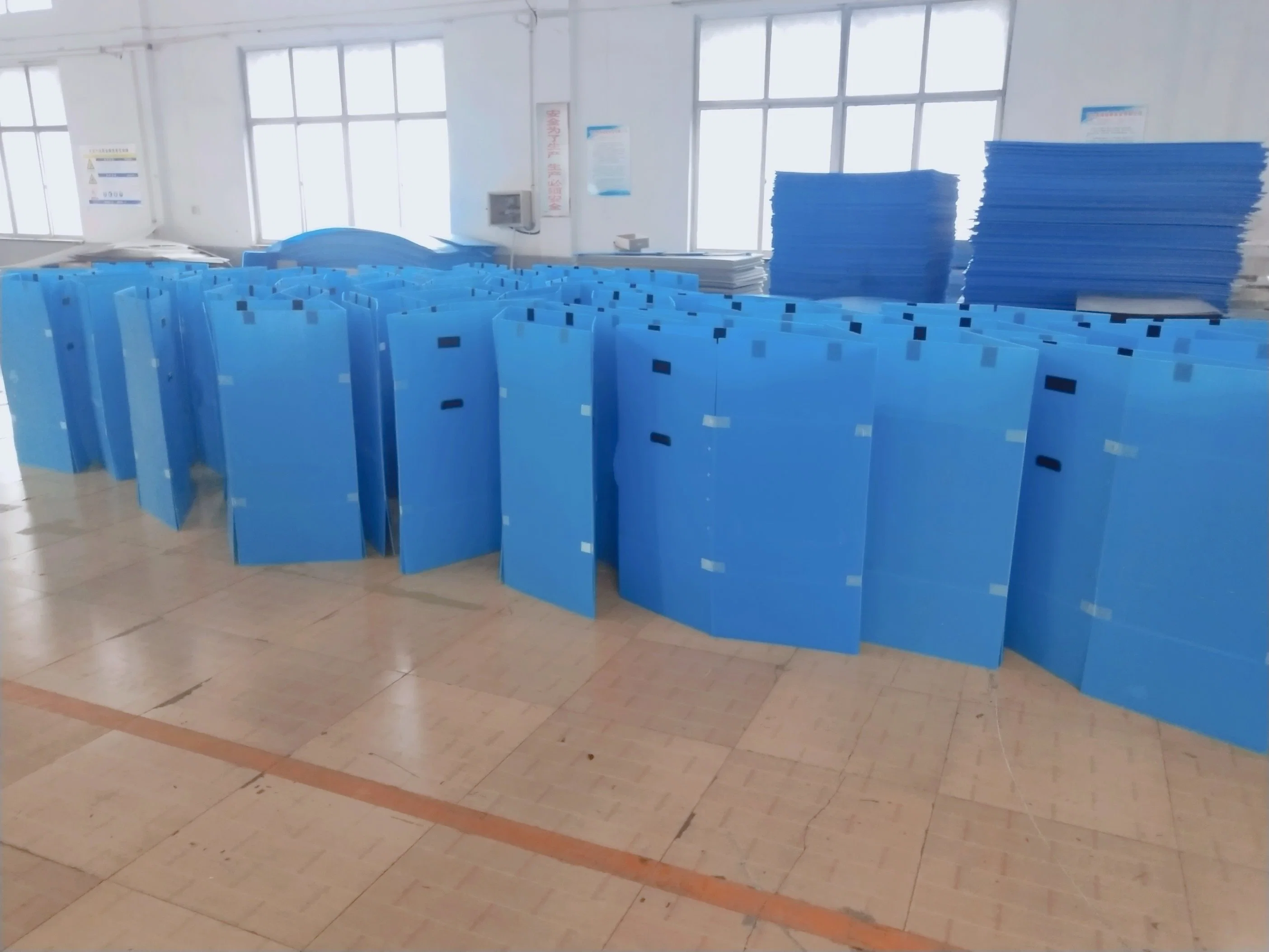 Returnable PP Box Plastic Corrugated Recycle Bins for Storage Solution