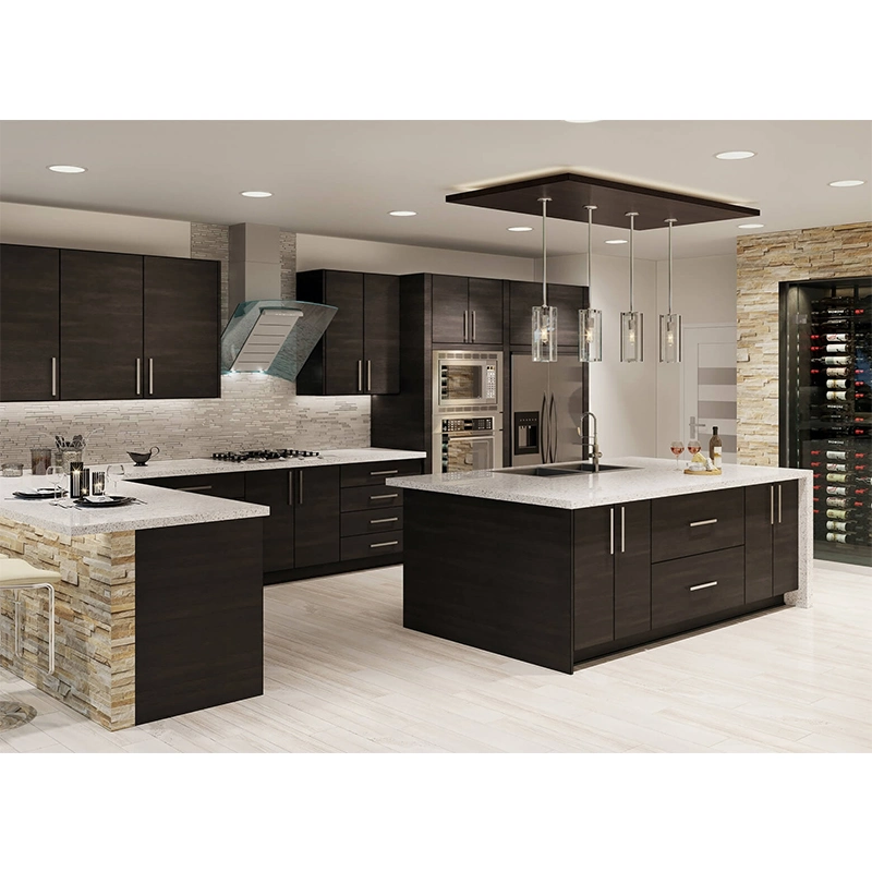 European Style Modern Kitchen Cabinets Furniture Factory