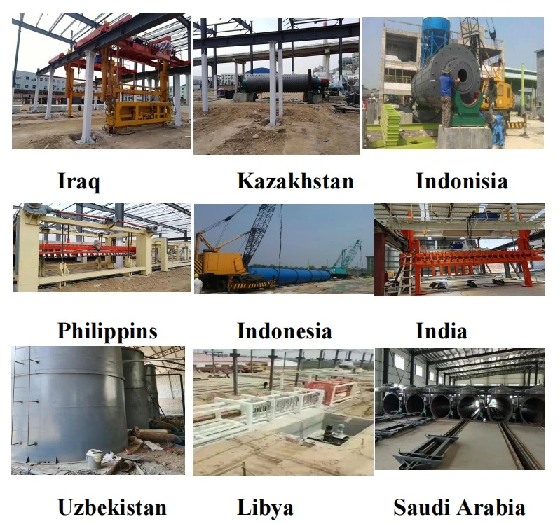 Haute qualité Prix d'usine Ligne de production de panneaux AAC aérés Alc Coûts
