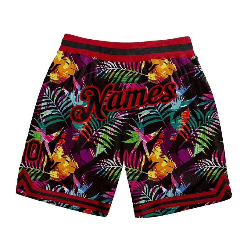 Shorts de basketball en polyester personnalisés pour la course estivale respirante et la remise en forme.