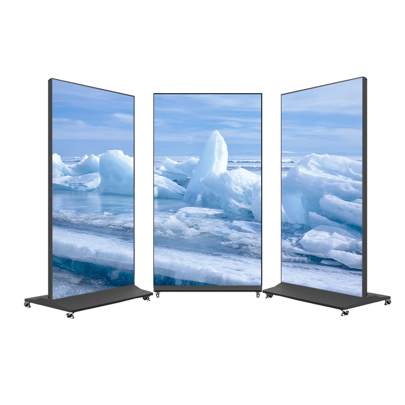 75 86 98 Inch Inch Floor Stand Digital Signage LCD Touch Screen Digital Signage and Displays