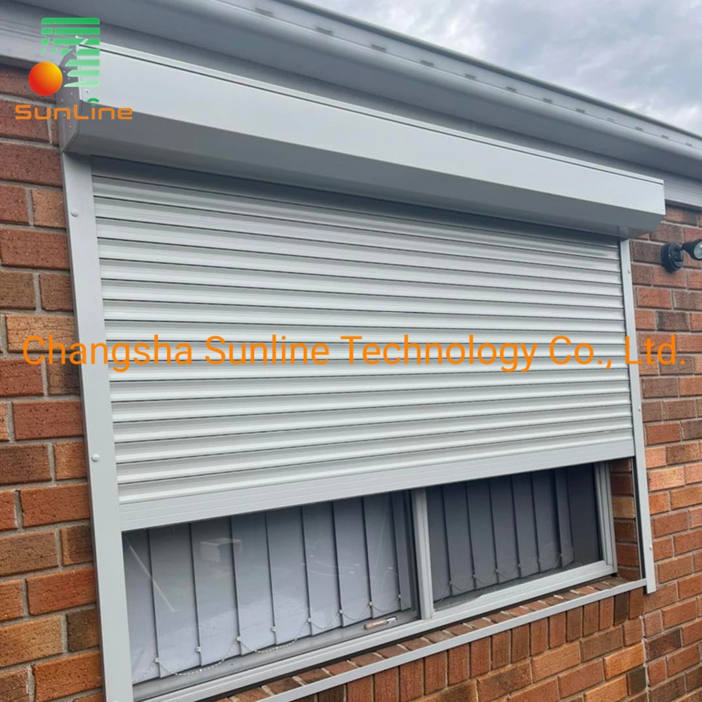 Aluminum Motorized Roller Shutter Window/Roller Blinds