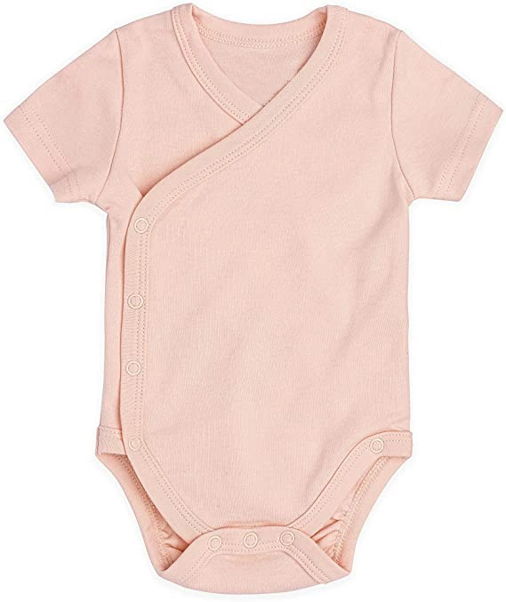 Einfacher Unisex-Body Mit Seitlichem Druckknopf Für Babys, Personalisiertes Logo Für Kleinkinder Kleidung für Baby