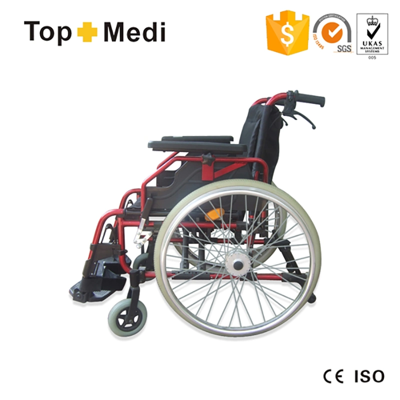 Hochwertige Leichte Manuelle Rehabilitation Therapie Liefert Aluminium Rollstuhl