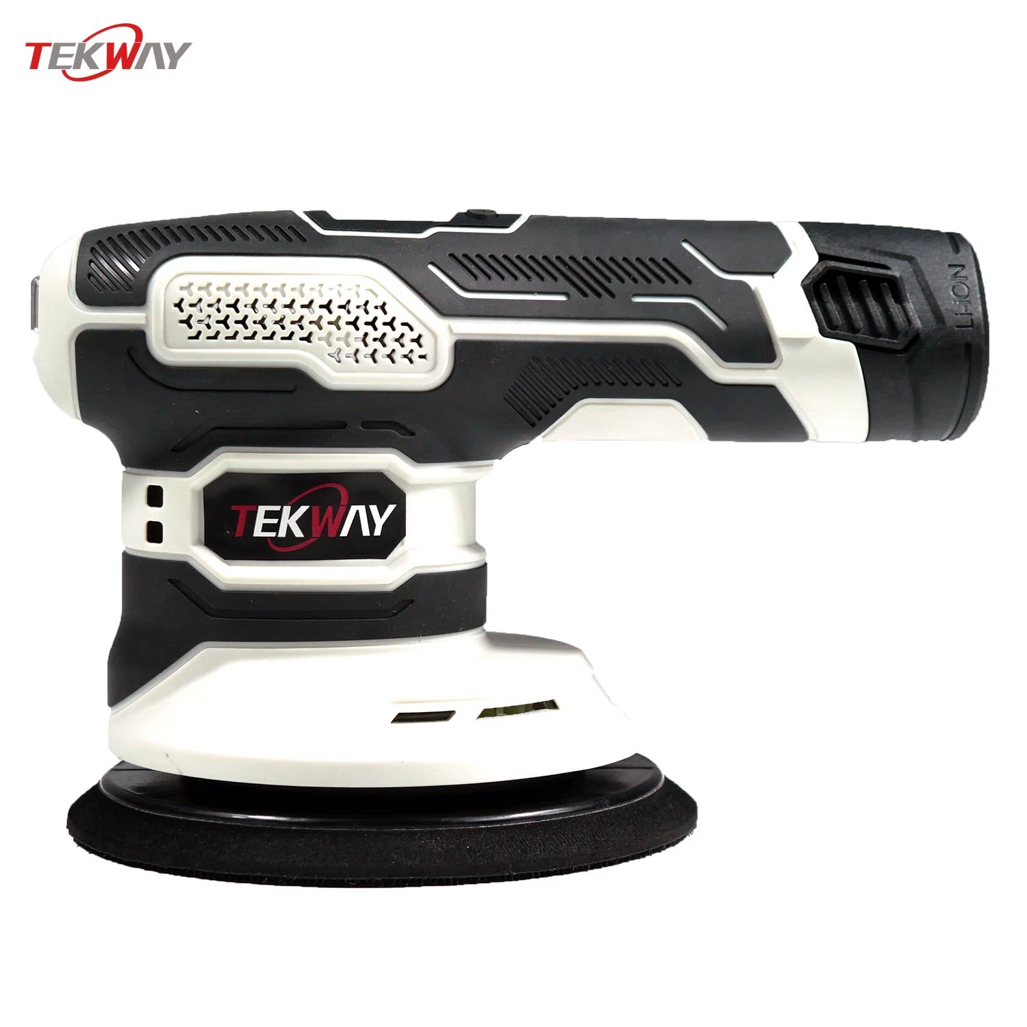 Tekway Nuevo producto 12V con pantalla digital LED Car Polisherlitio Máquina de depilación y pulido eléctrico sin cable 150mm velocidad variable ajustable Pulidor