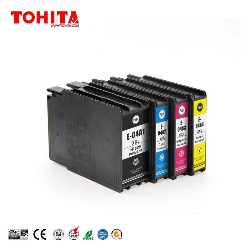 Ink Cartridge T04A1 T04A2 T04A3 T04A4 C13t04A140 C13t04A240 C13t04A340 C13t04A440 for Epson Wf-C8190 8690 8100 8190 Tohita