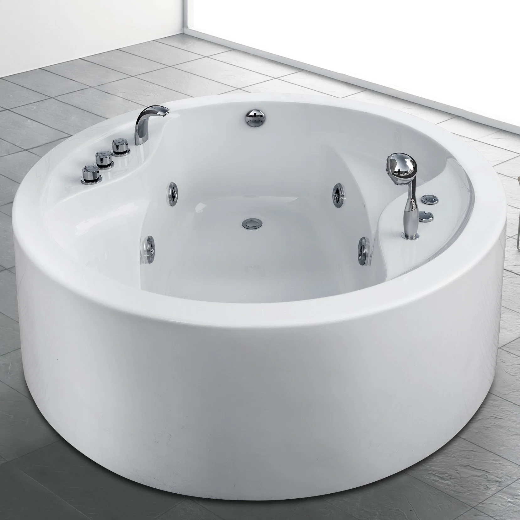 Round Pool Used Swim Jet SPA Tub Water Built Insert Drop in Hotel Massage Bathtub