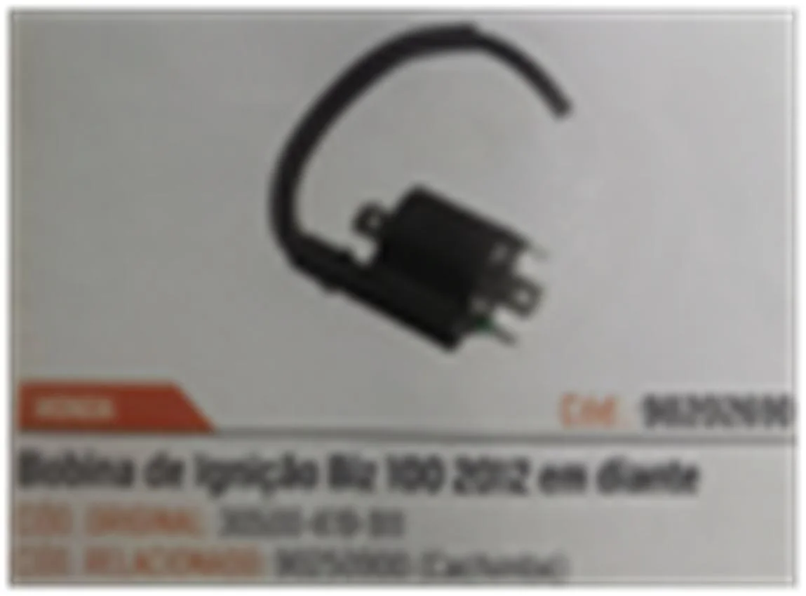 La bobina de encendido de piezas de motocicleta NX350 Ybr Titan2000-2002/Xtz125 CG150/ventilador04-08 Biz125 2009-2015