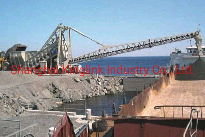 Tire Typr Mobile Shiploader Belt Conveyor Transport Bulk Cargo to Ship