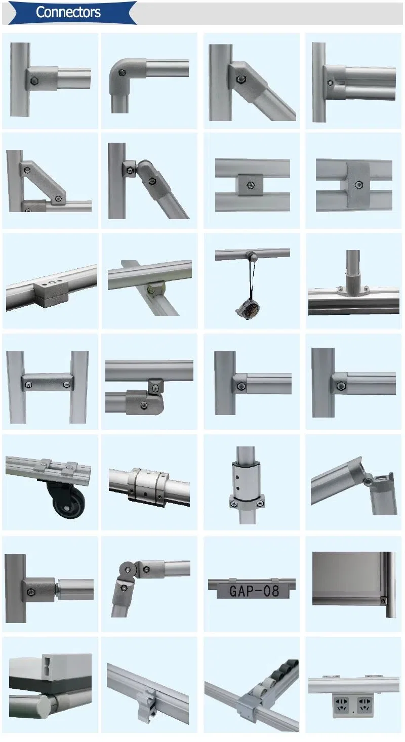 CNC Aluminum Tube Profile for Workbench Alloy Table Pipe for Lean Rack System