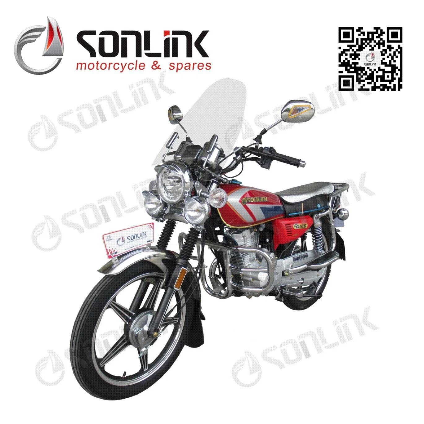 125CC/150cc Modelo Cg125/Cg150 (SL125-D1) Motocicleta/Motorcycle De Alta Velocidade