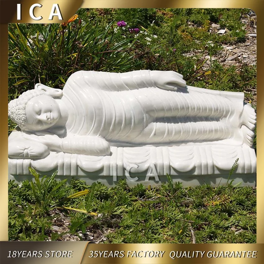 Stone Marble Buddha Statues in Sculpture for Garden Decoration