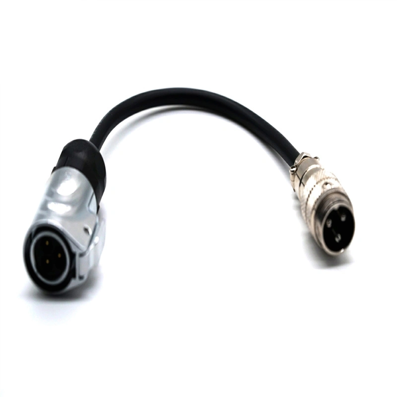 Lp-16-C03PE-03-001 to Gx16 3 Core Aviation Plug Connector with Waterproof Wire Harness