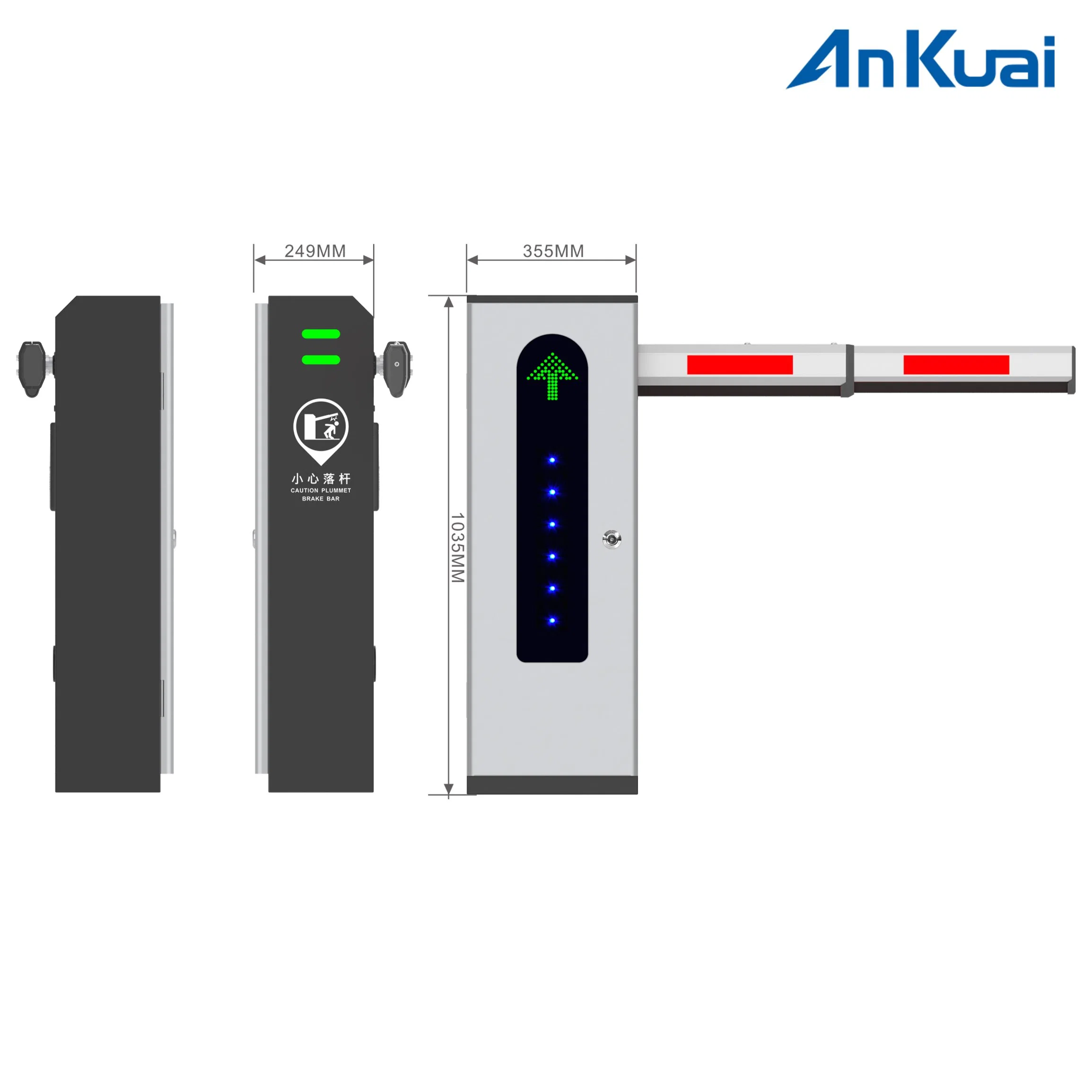 Automatic RFID Electronic Security LED Boom Parking Aluminum Arm Barrier Gate for Drive Road Cheap Price with Remote Control