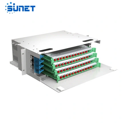 L'équipement à fibre optique 8u avec Sc ODF 96 Port Connecteur LC FC