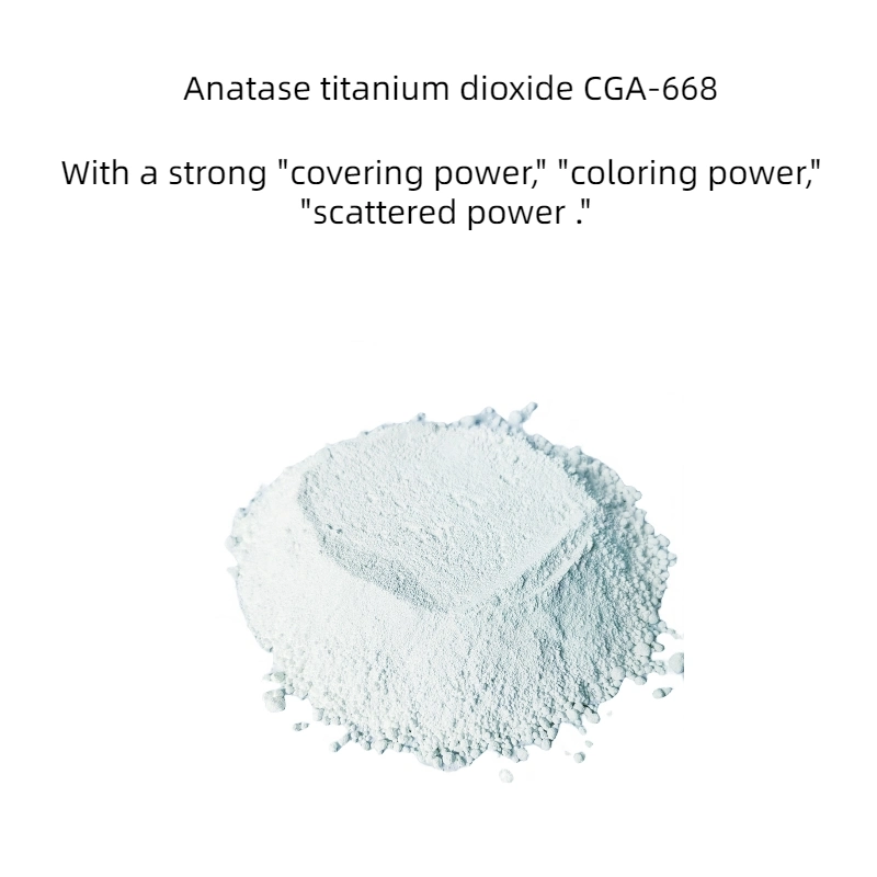 Durability and Whitening of Cga-668 Reinforced by Anatase Titanium Dioxide