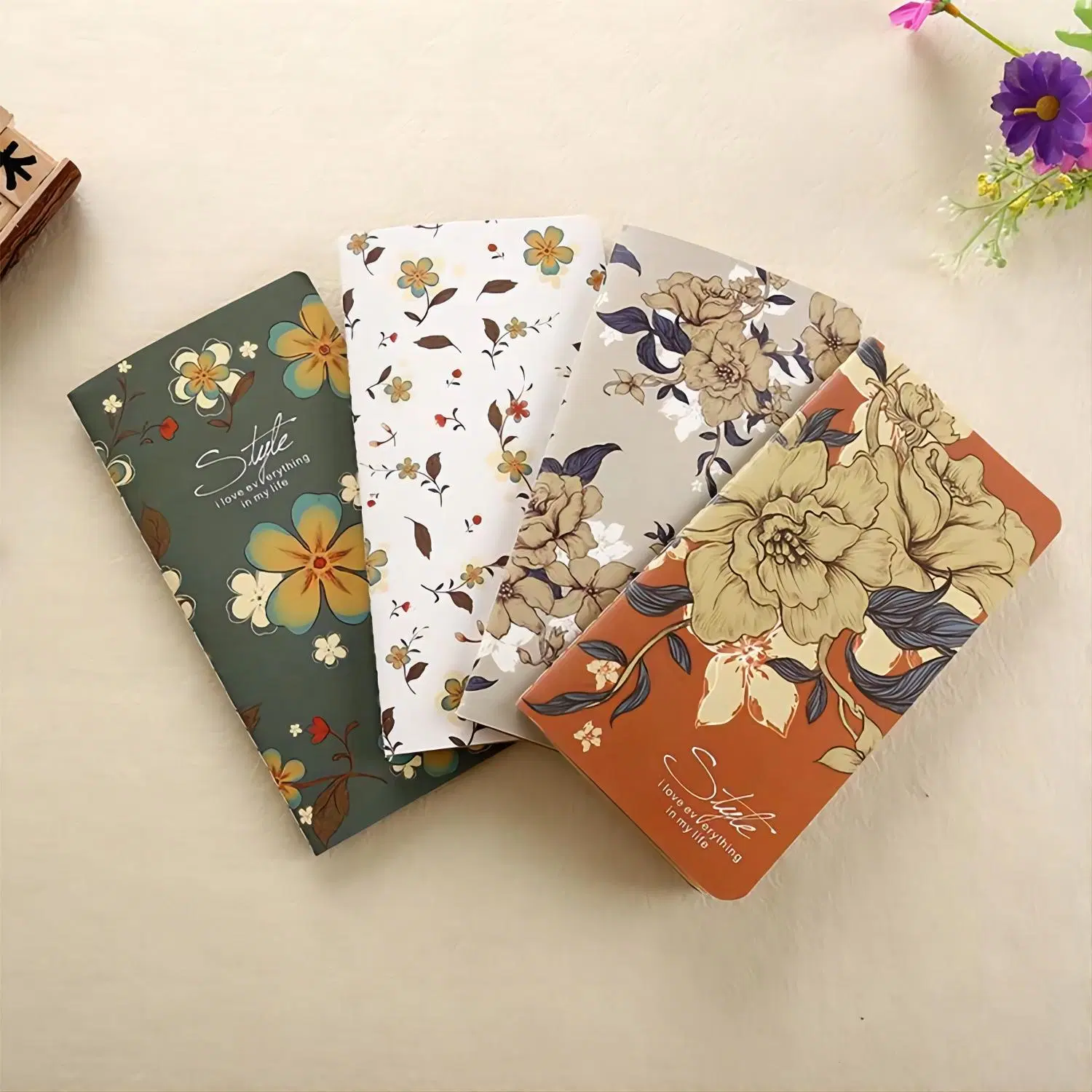 Wholesale/Supplier A6 PU Leather Loose Leaf Notebook Cover Macaroon Color DIY Journal Agenda Planner Cover 6 Ring Binder Notebook Cover Stationery