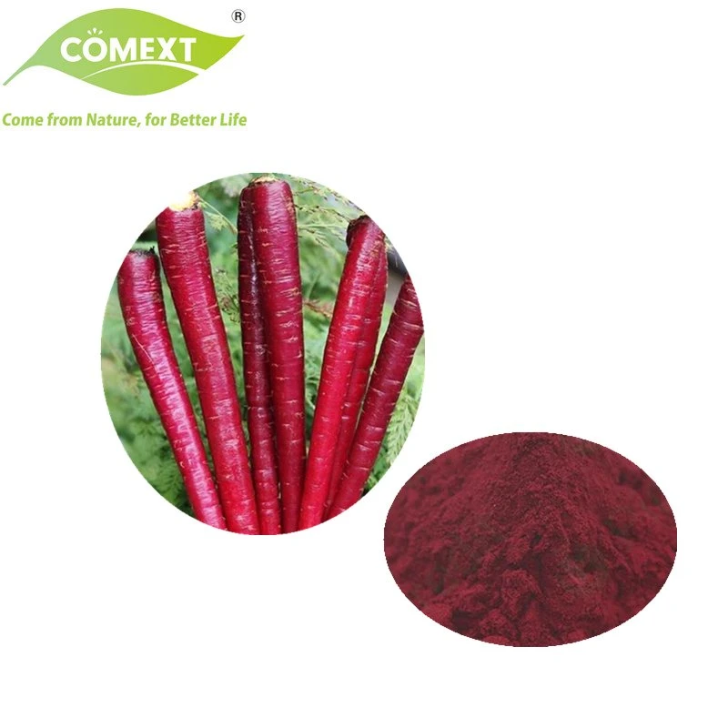 Comext Health Product Natural Pigment Food Additives Vitamin C Water Soluble Black Purple Carrot Juice Powder