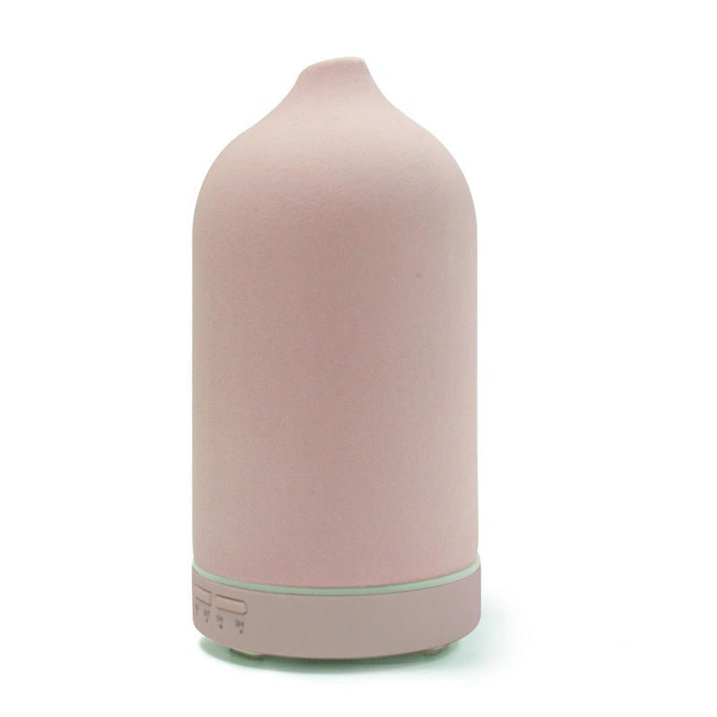 Gris 120ml Ceramic Aromaterapia máquina Difusora de aceite esencial Humidificador de hogar