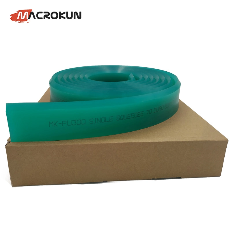 PU300 50*9mm Polyurethane Screen Printing Rubber Squeegee