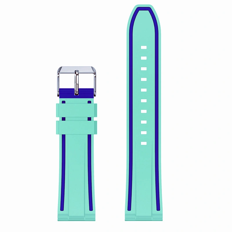 Пользовательские конструкция для быстрого освобождения силиконовый резиновый ремешок для просмотра Wristwatch