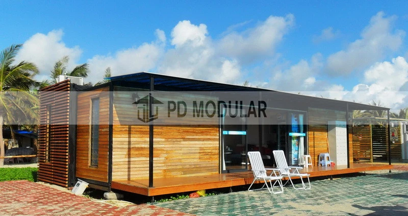 La norma europea Portable casa prefabricada con energía solar y Casa contenedor inteligente