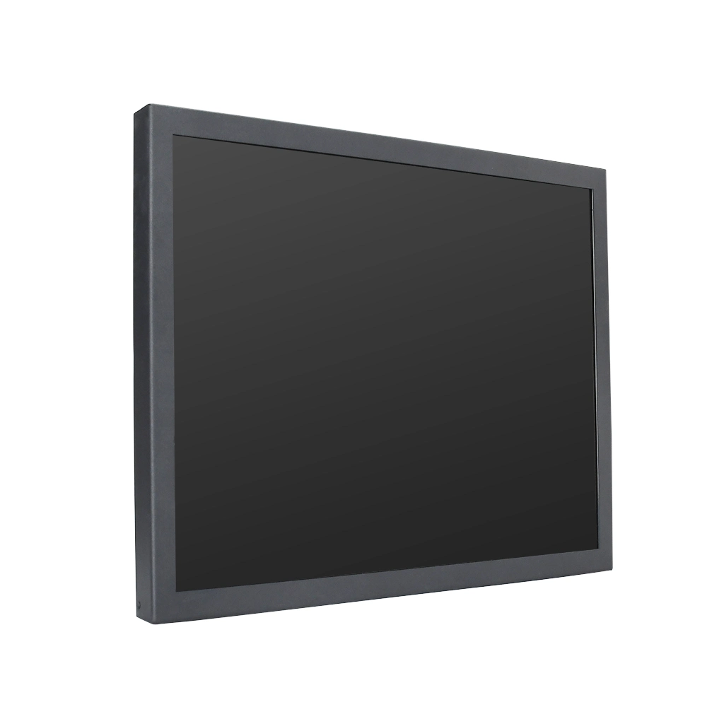 19inch Square Open Frame Metal Case Display Screen with VGA/HDMI/AV/BNC/USB Input