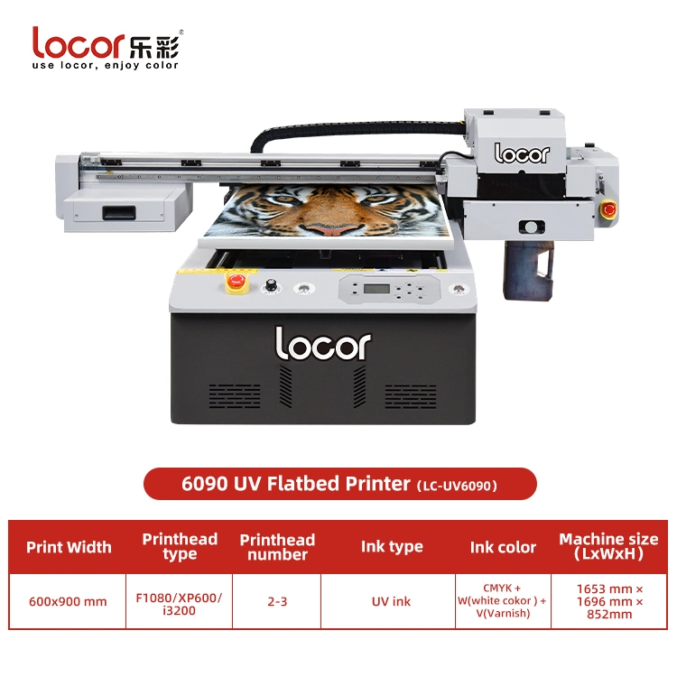 Locor A0 2513 Size 3D UV Large Format LED Flatbed Printing Machinery Impresora UV Plotter Printer