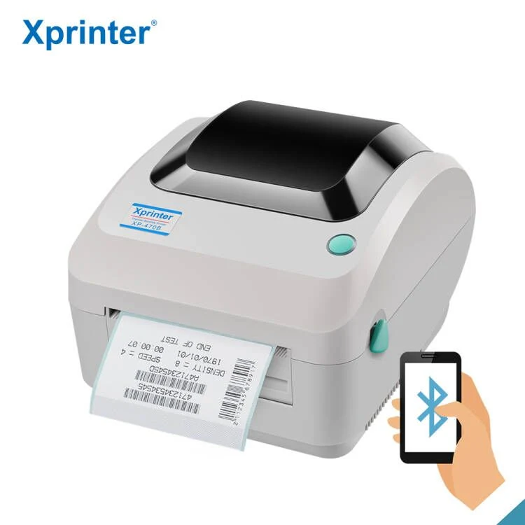 Xprinter XP-470B Thermo-Barcode-Drucker Etikettendrucker mit USB Bluetooth WIFI optional