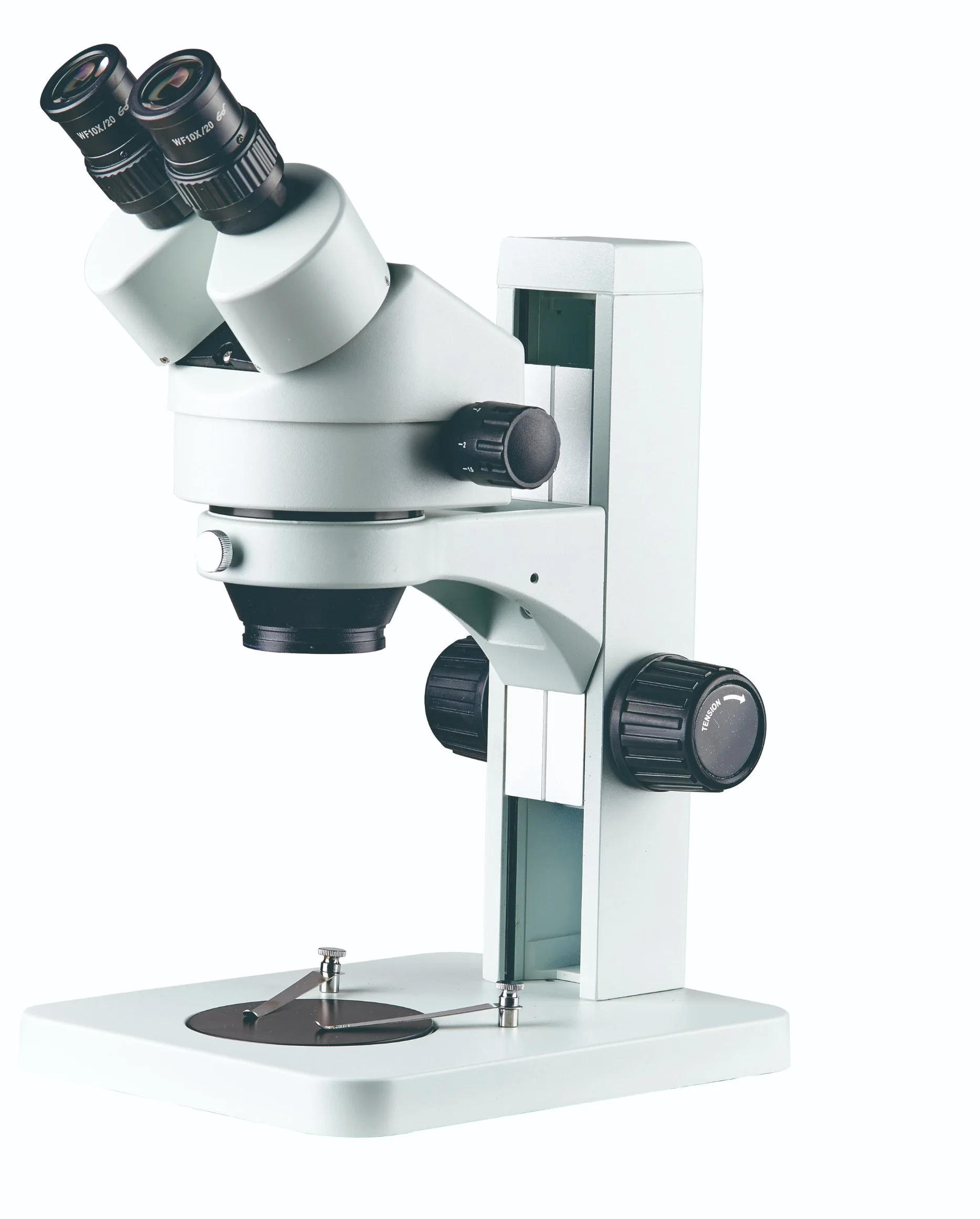 Microscópio ótico profissional trinocular digital trinocular estéreo com objetiva zoom 7X-45X LX-0745