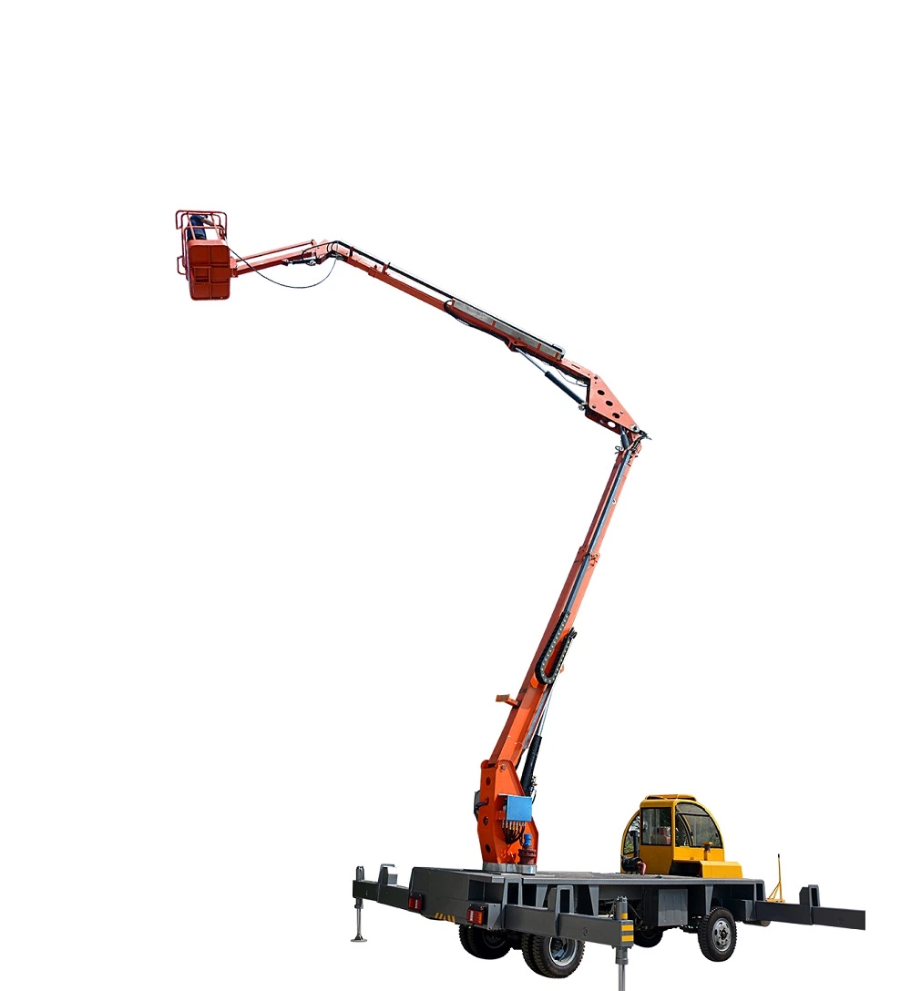 12m Certificated High End Mini Mobile Hydraulic Electric Industrial Boom Lift