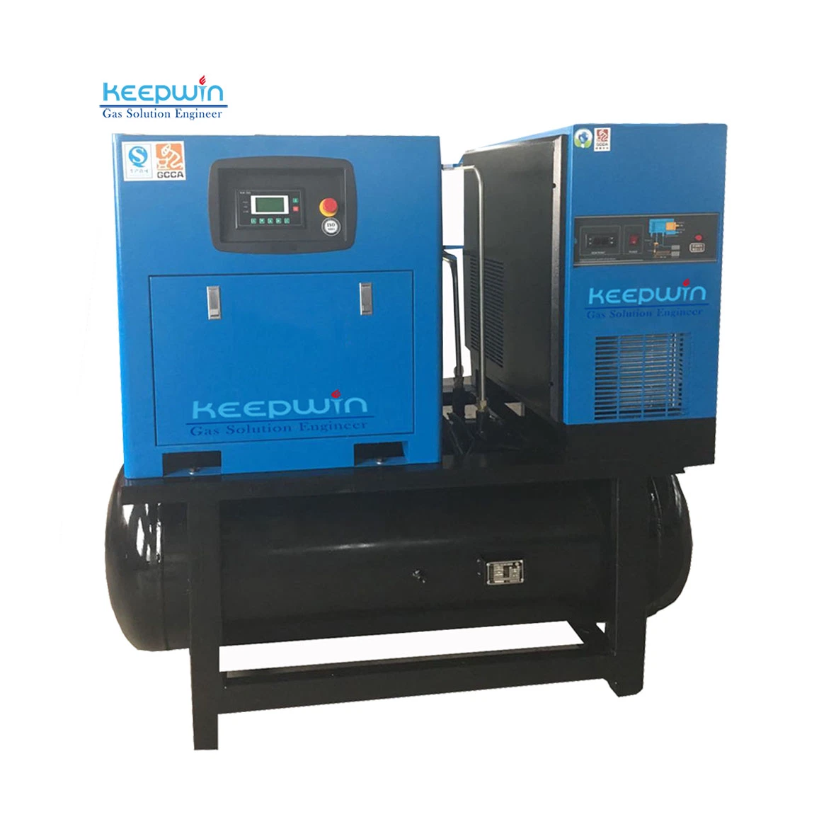 4kw 5.5kw 7.5kw 11kw 15kw 18.5kw Industry Screw Air Compressor Machine with Air Tank Air Dryer