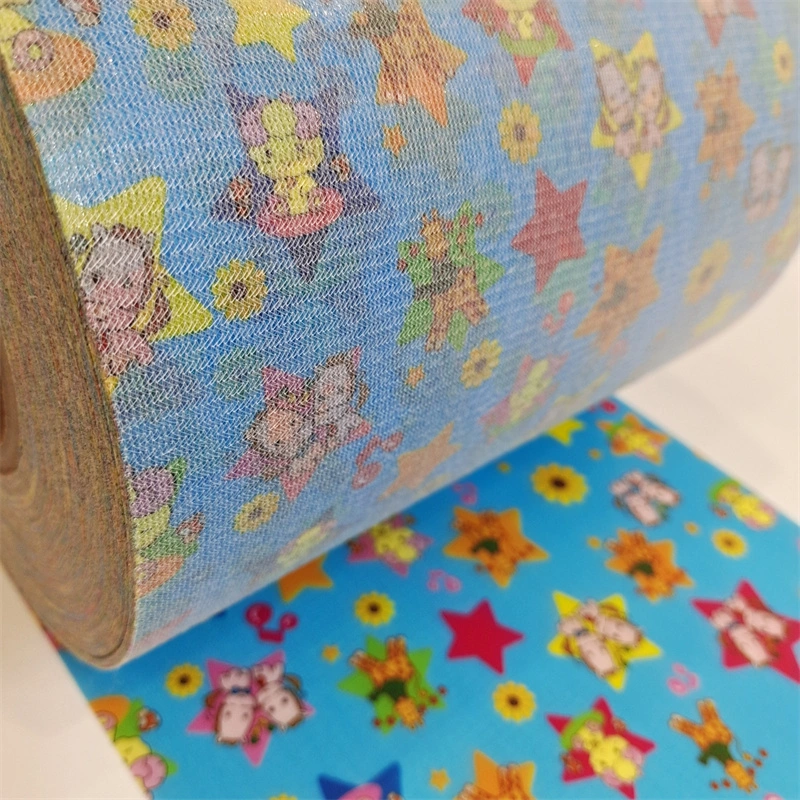 Raw Material Diaper Knitted Frontal Tape for Disposable Baby Diaper Making