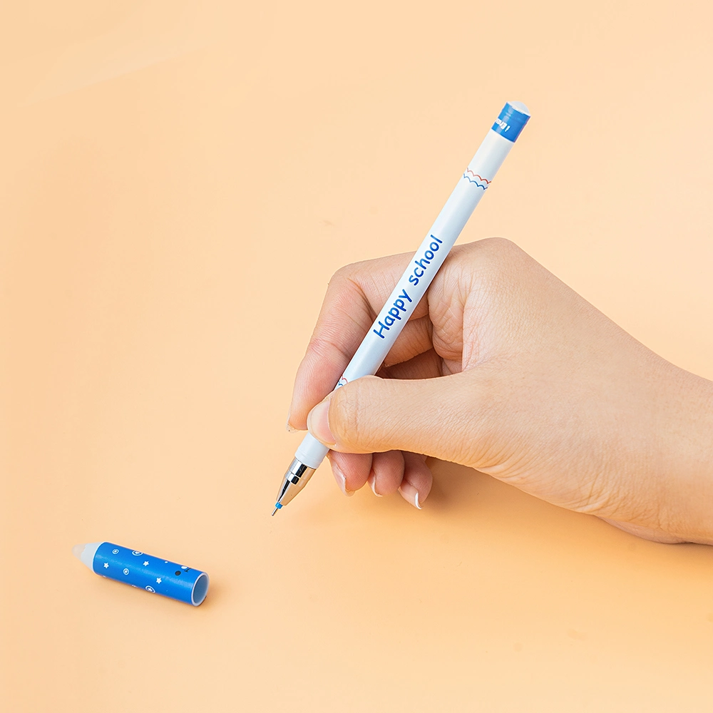 Hot Sale Plastic Stick 0.5mm Needle Point Erasable Gel Pen for School Press & Office