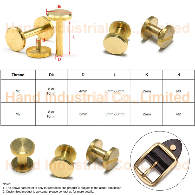 M6 M8 M10 3 4 5mm tuerca de tambor conectar el tornillo de latón de enlace de Acero Inoxidable SS304 Pistola Slivery Bronce negro oro rosa remache uñas tornillo Chicago