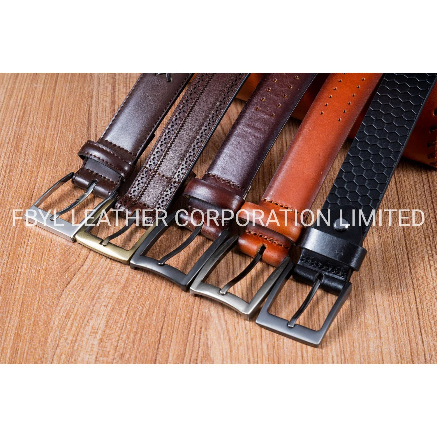 Men's Classic Genuine Leather Waist Belts (JYB-27028)