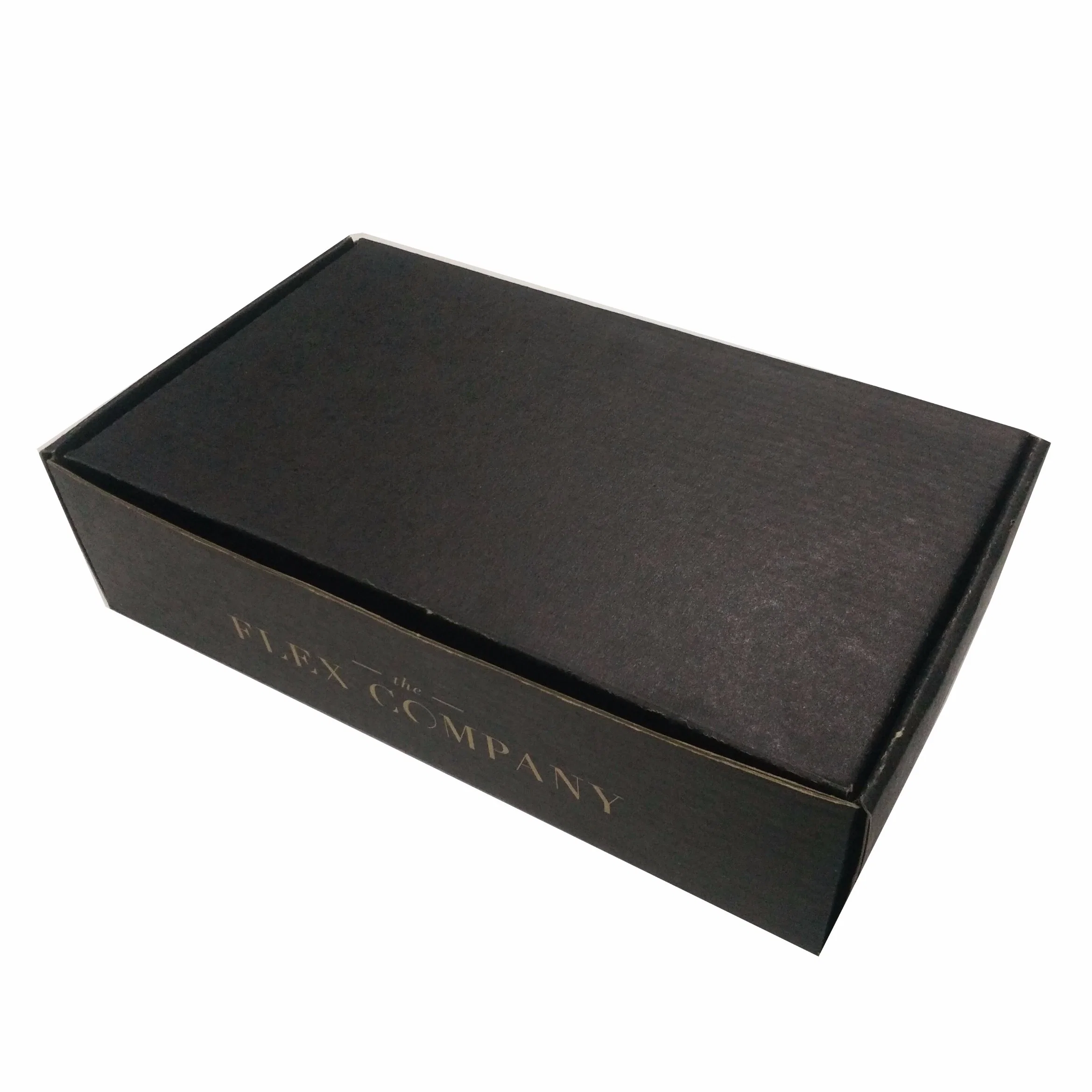 Black Gift Box Packaging with Hot Stamping