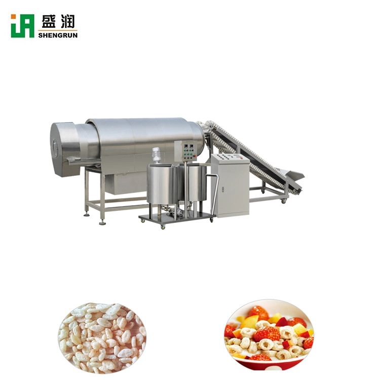 Shengrun Inox material Processing Line Delicious Corn flakes Food Linha de processamento