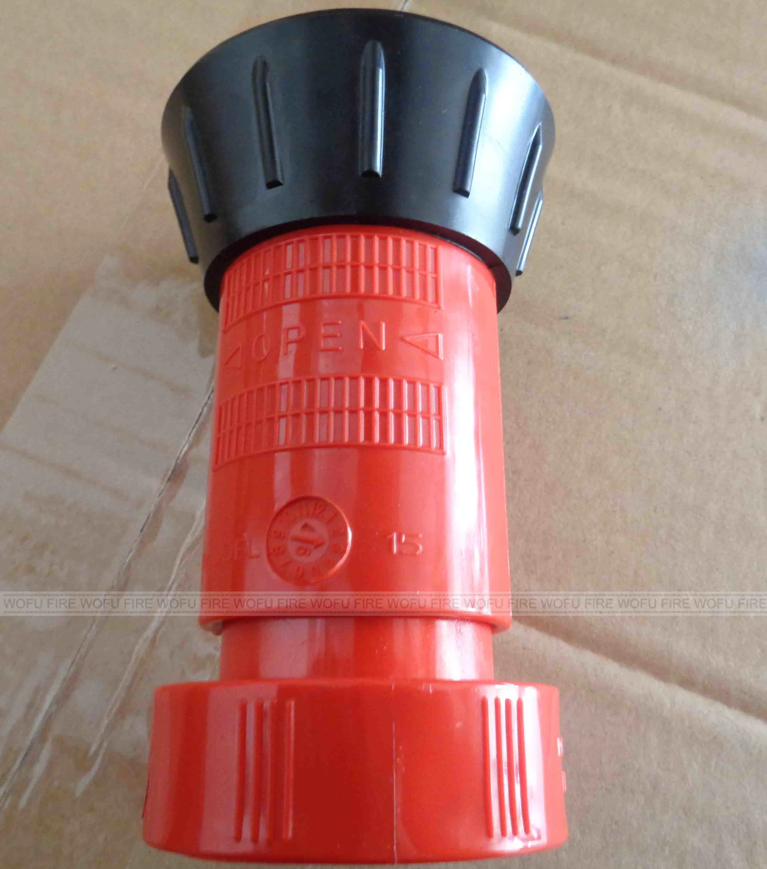 Above 80gpm Polycarbonate Fire Hose Plastic Nozzle