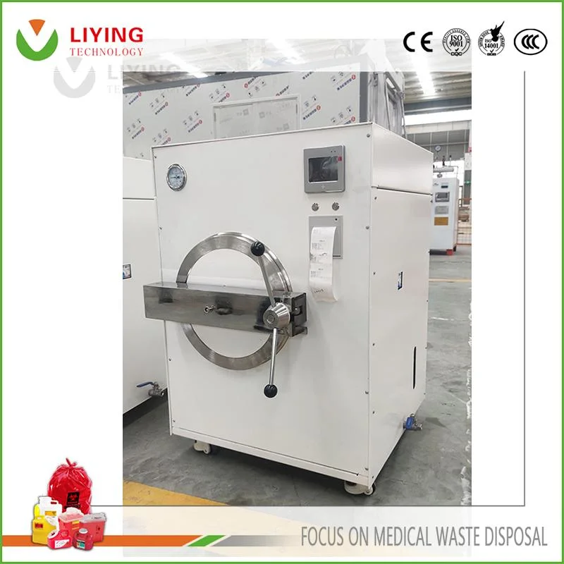 Pressure Steam Sterilizer Medical Waste Microwave Disinfection System Treatment Equipment