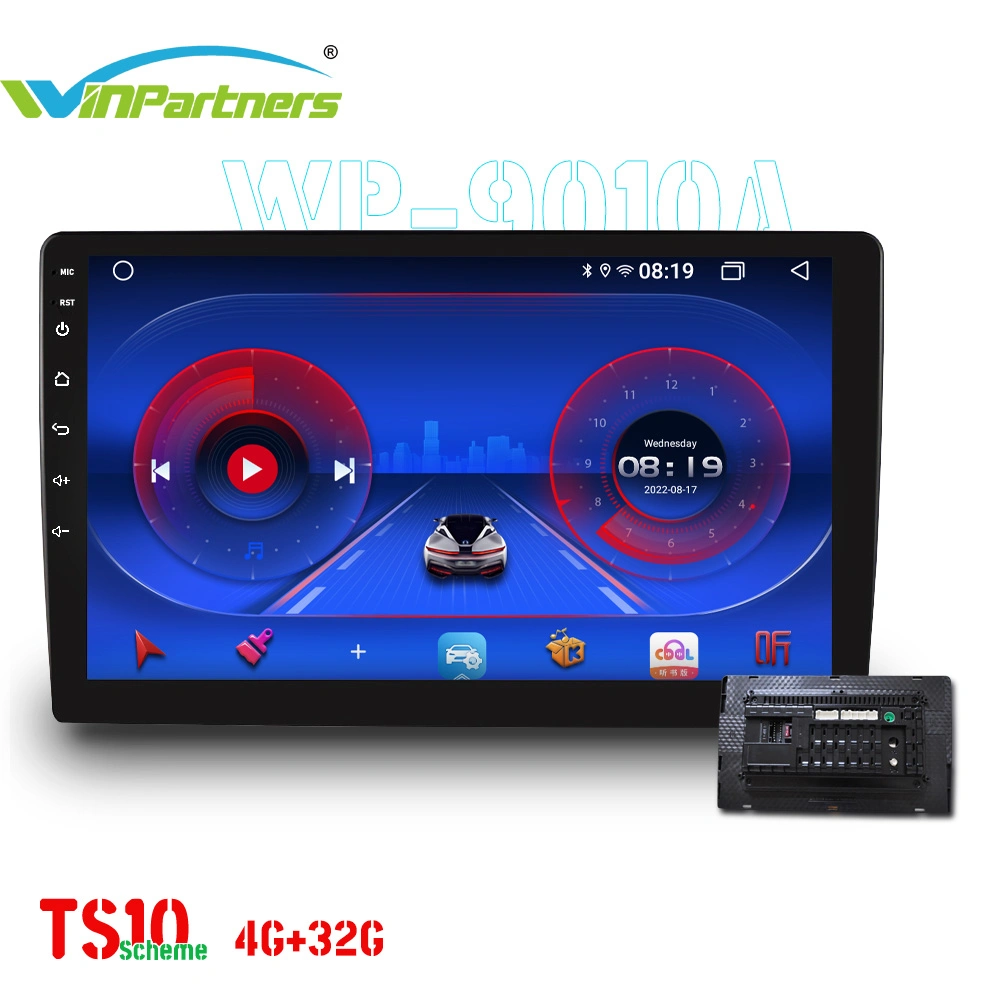 6g+128g 9 " 8-Core tout-en-une machine Voiture Lecteur MP3 Appel Bluetooth WP9010A