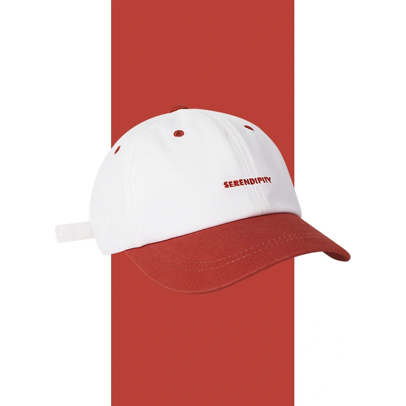 Gorra deportiva con bordado de moda 100% algodón con diseño de color de choque